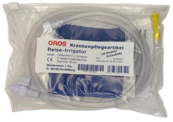 OROS® Einlaufgerät - Reise-Irrigator